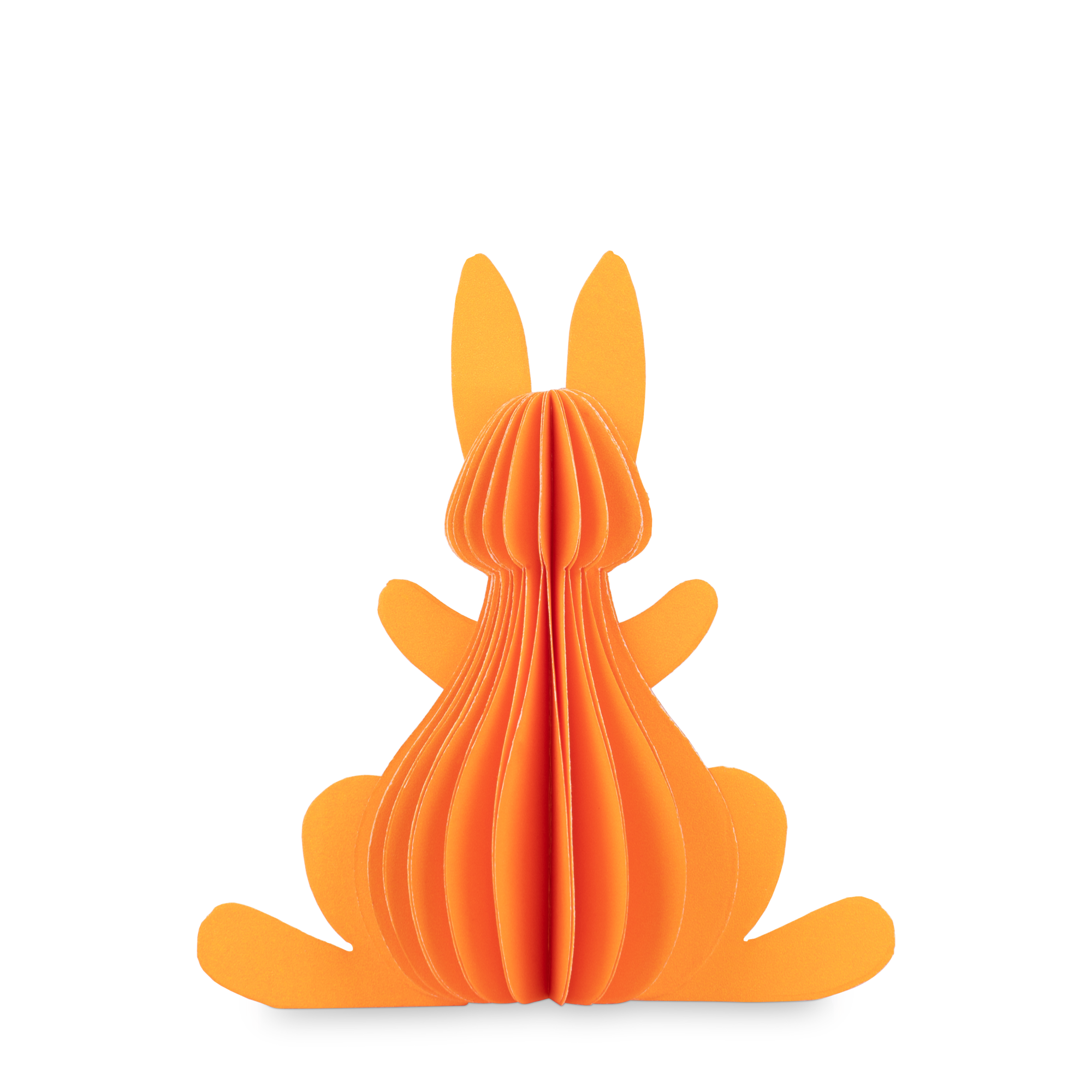 Orange Påskehare 7.5 cm.