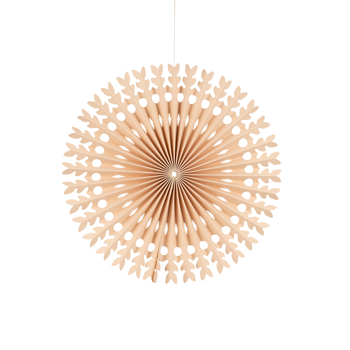 Vifte i Genbrugspapir - Nude 25 cm.