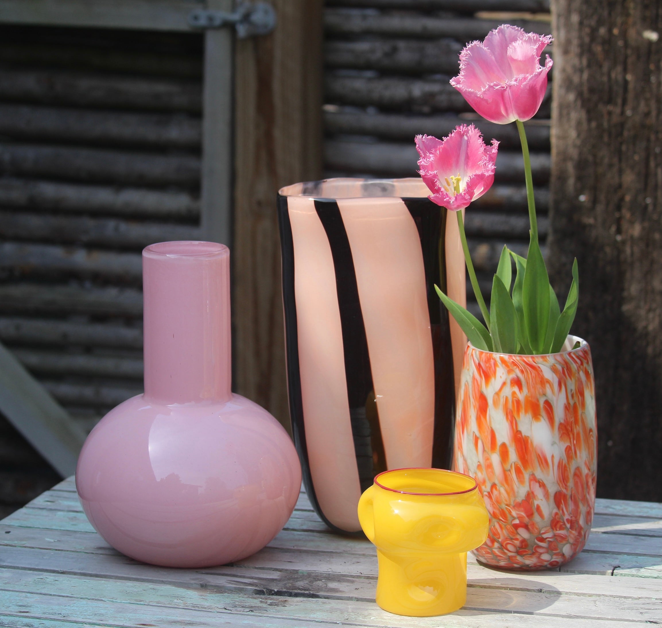 Dual-Tone Vase 12xH30