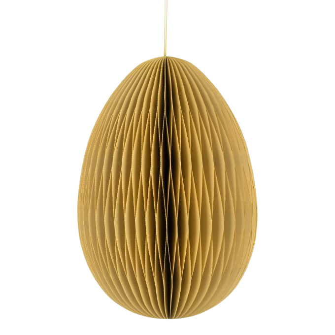 Easter Egg 13 cm. Gul