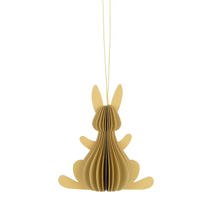 Easter Bunny 13 cm. Gul