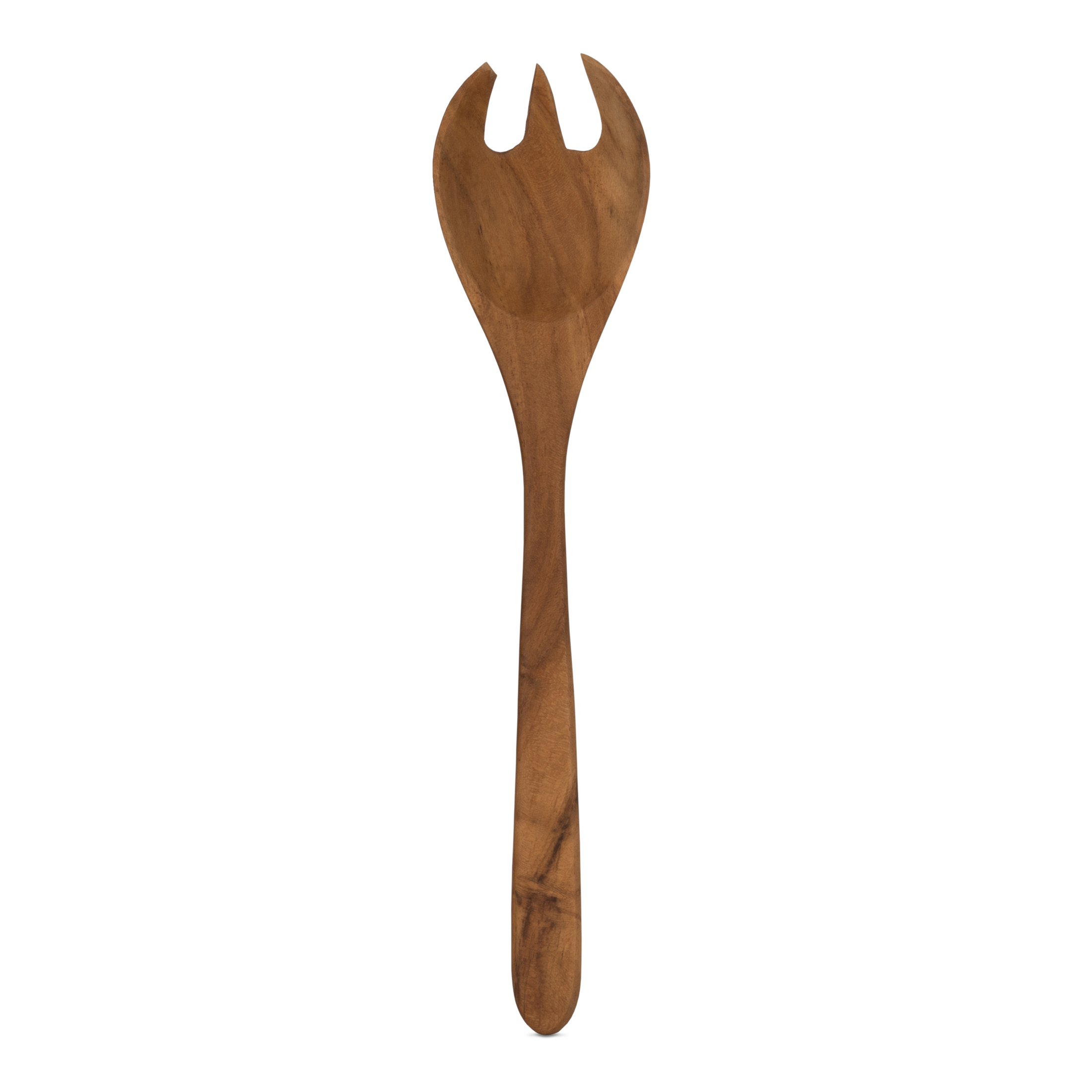 Gaffel i Teak Træ L28xB6 cm.