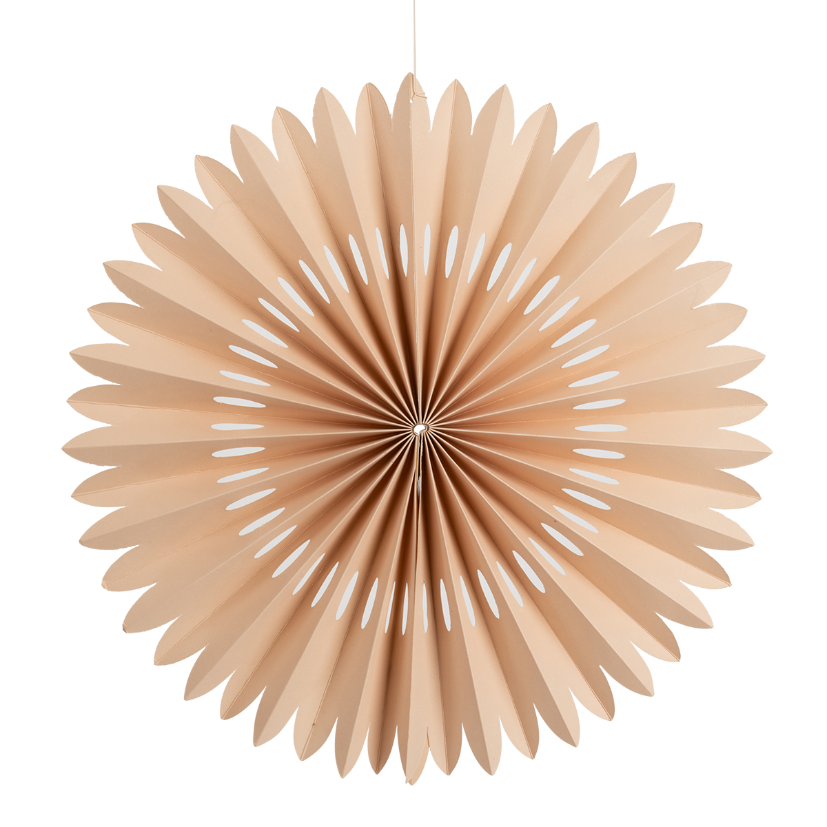 Vifte i Genbrugspapir - Nude 35 cm.