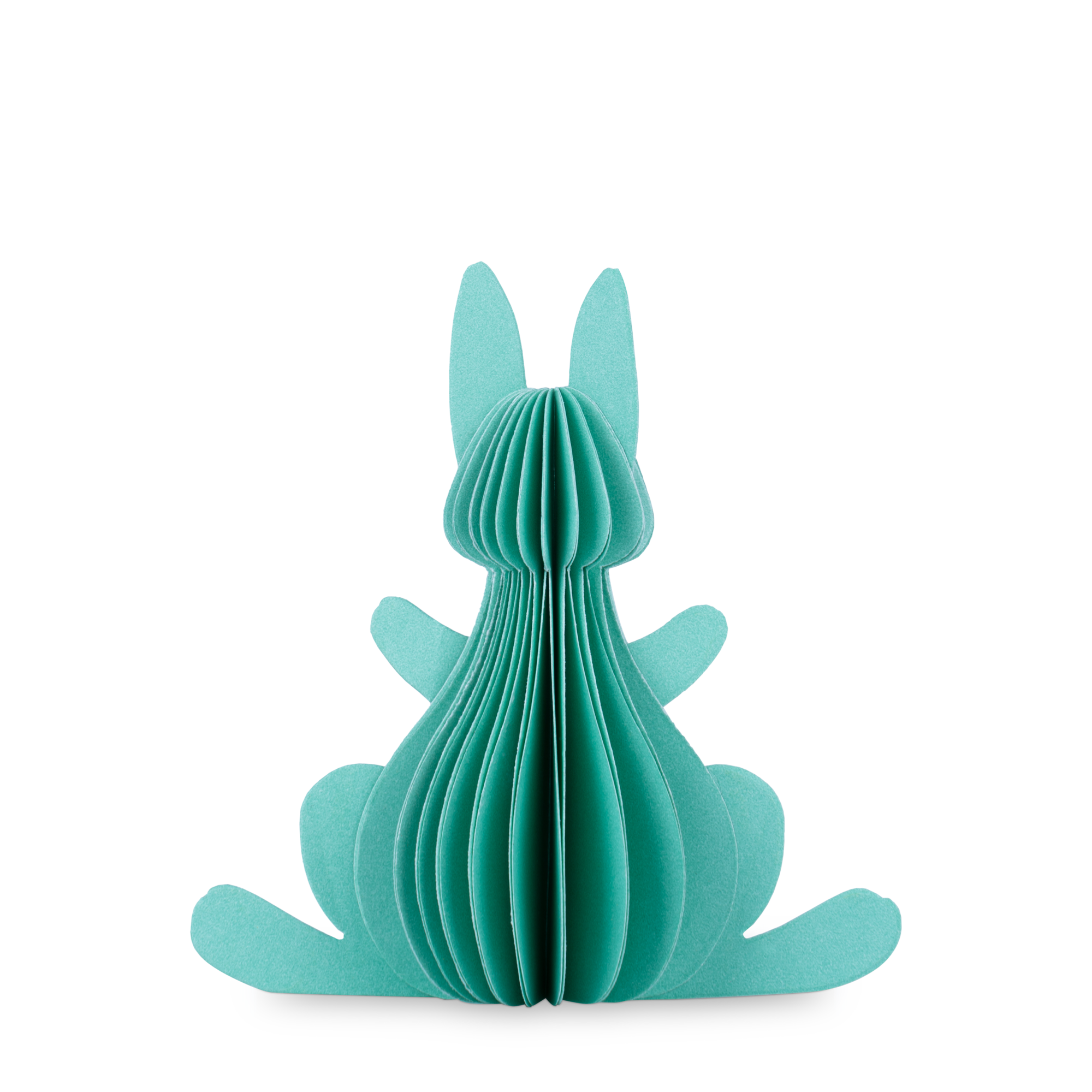 Grøn Påskehare 13 cm.