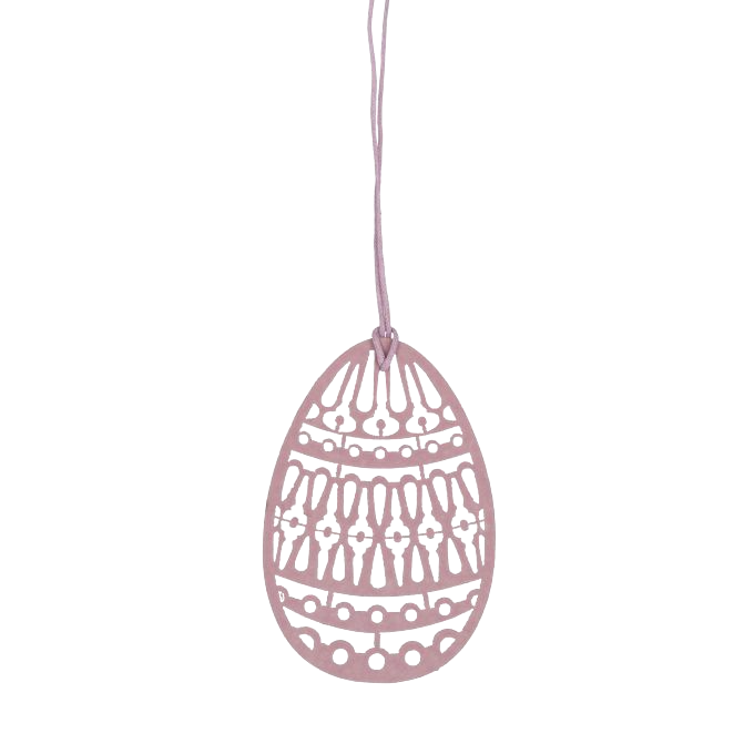 Airy Lilac Egg 7.5 cm. Set: 2
