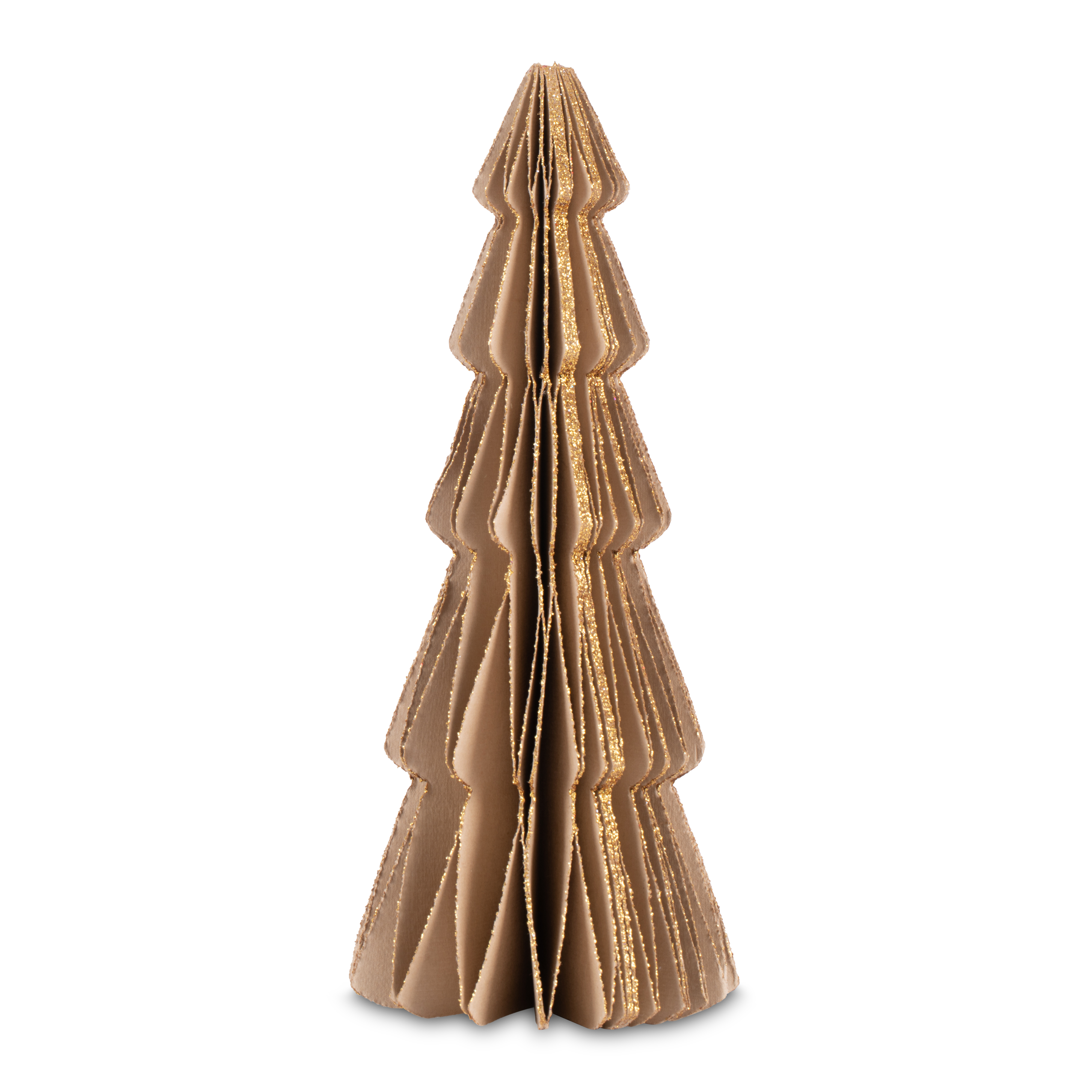 Beige Juletræ 21.5 cm.