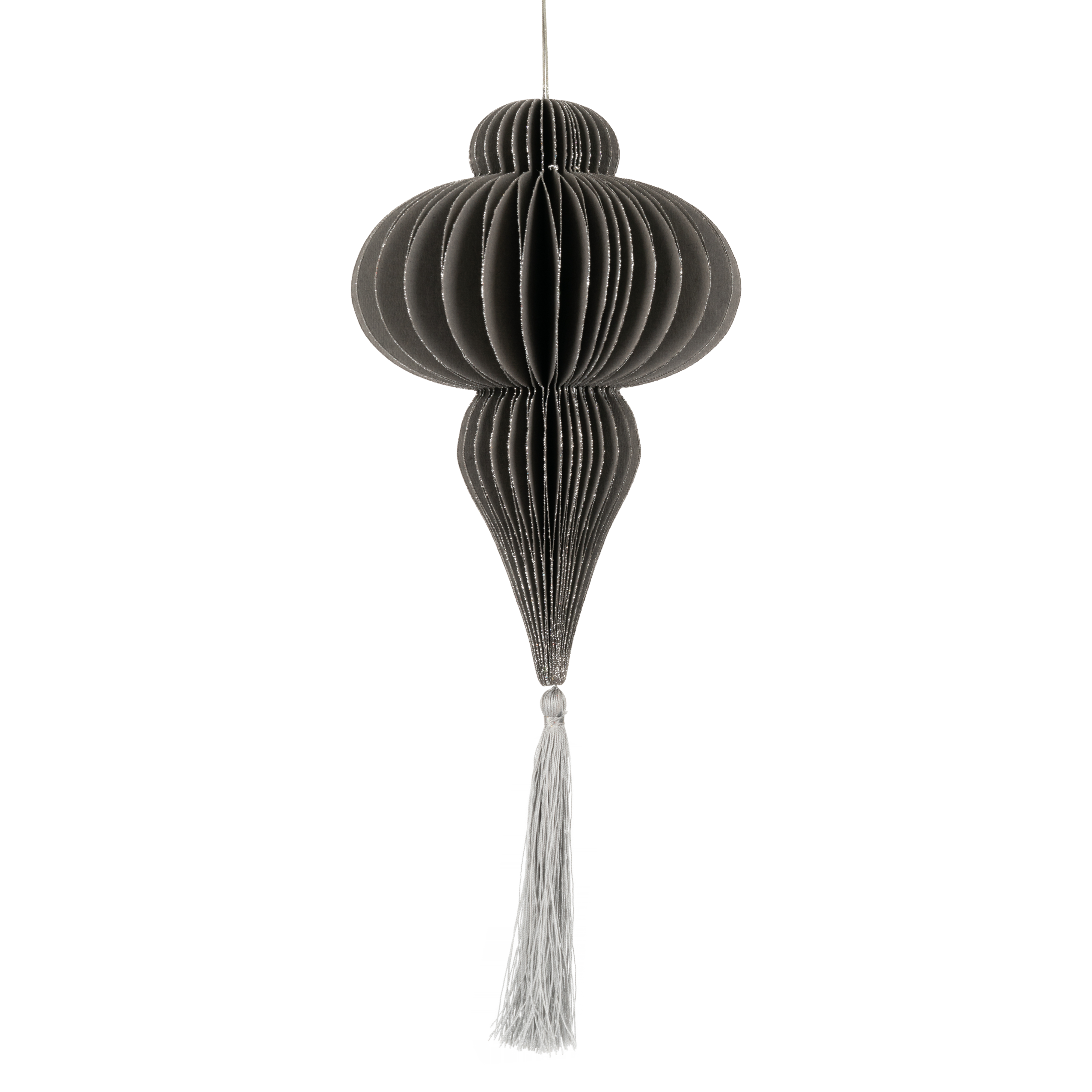 Grå Chandelier 23 cm.