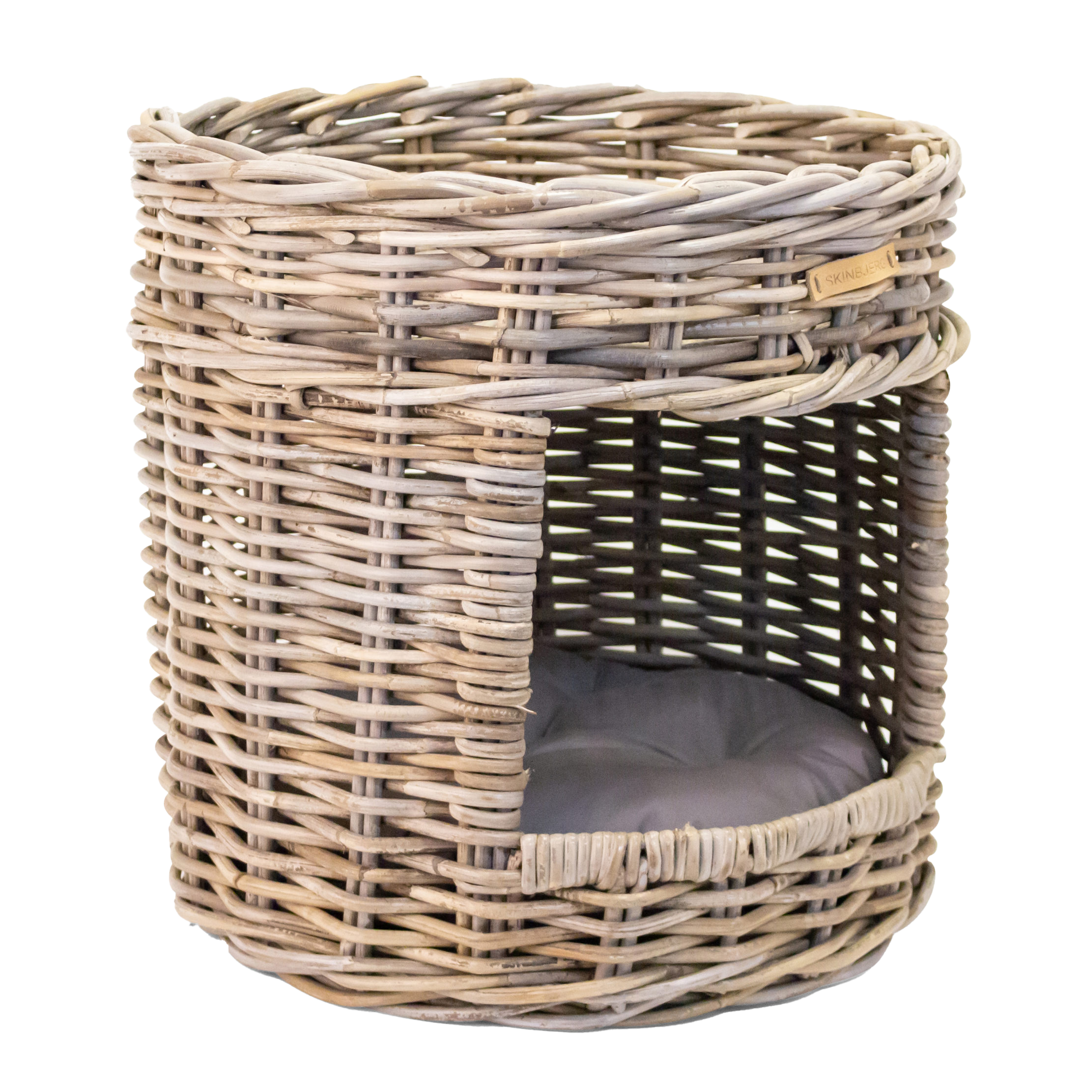 Kattehule i Grå Rattan