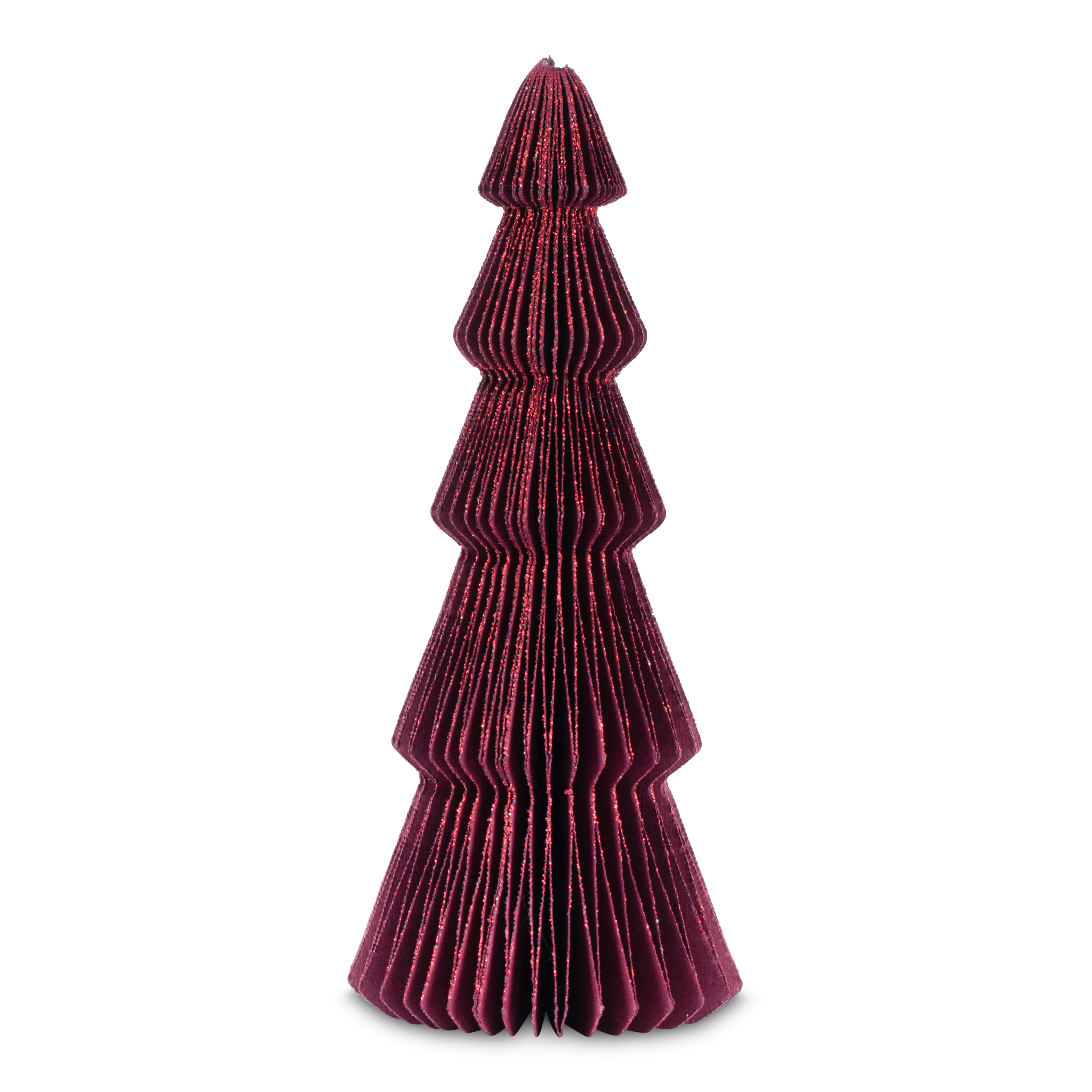 Rødt Juletræ 21.5 cm.