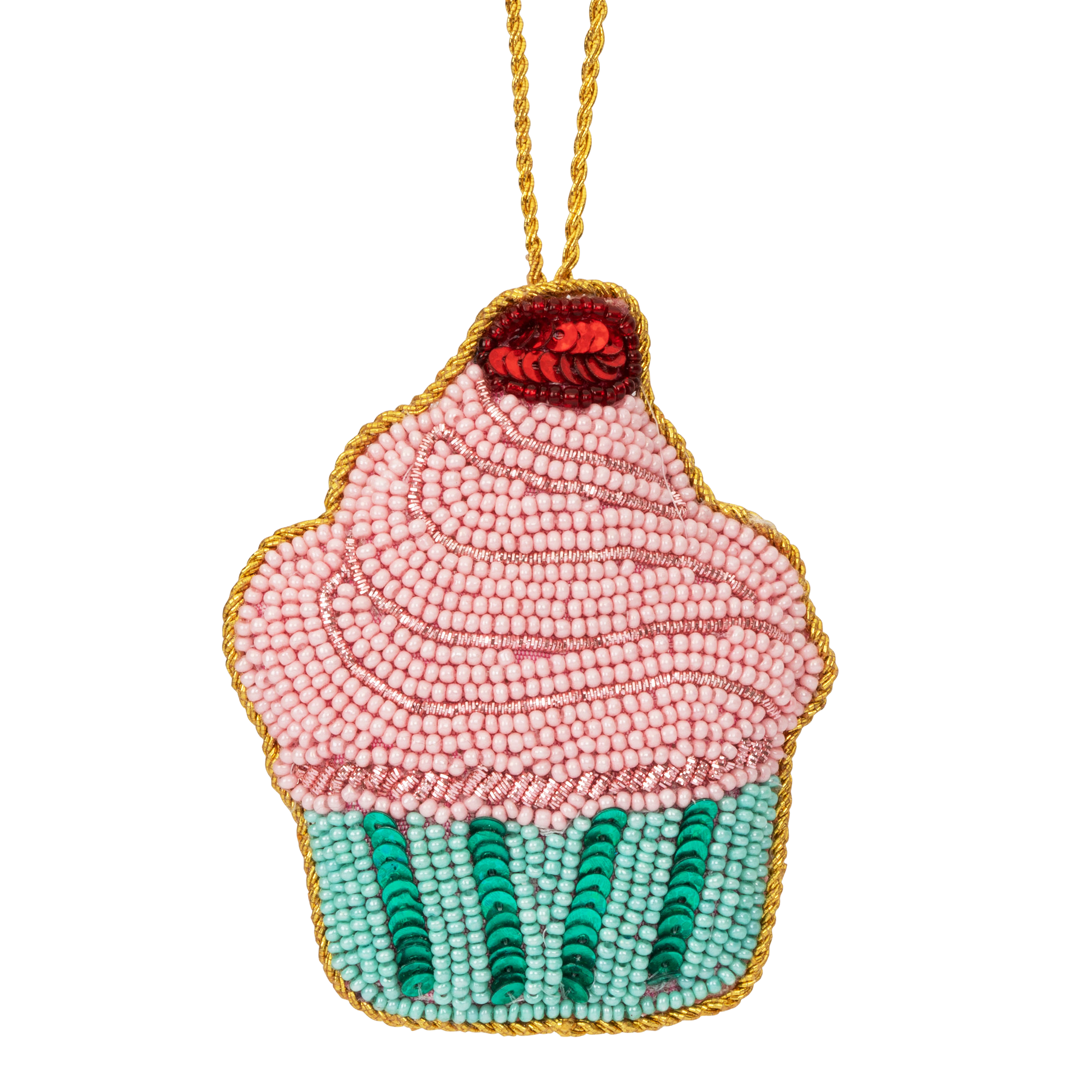 Cupcake i Perlebroderi