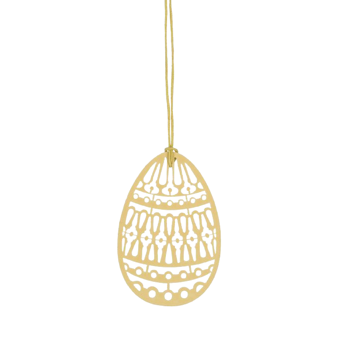 Airy Yellow Egg 7.5 cm. Set: 2