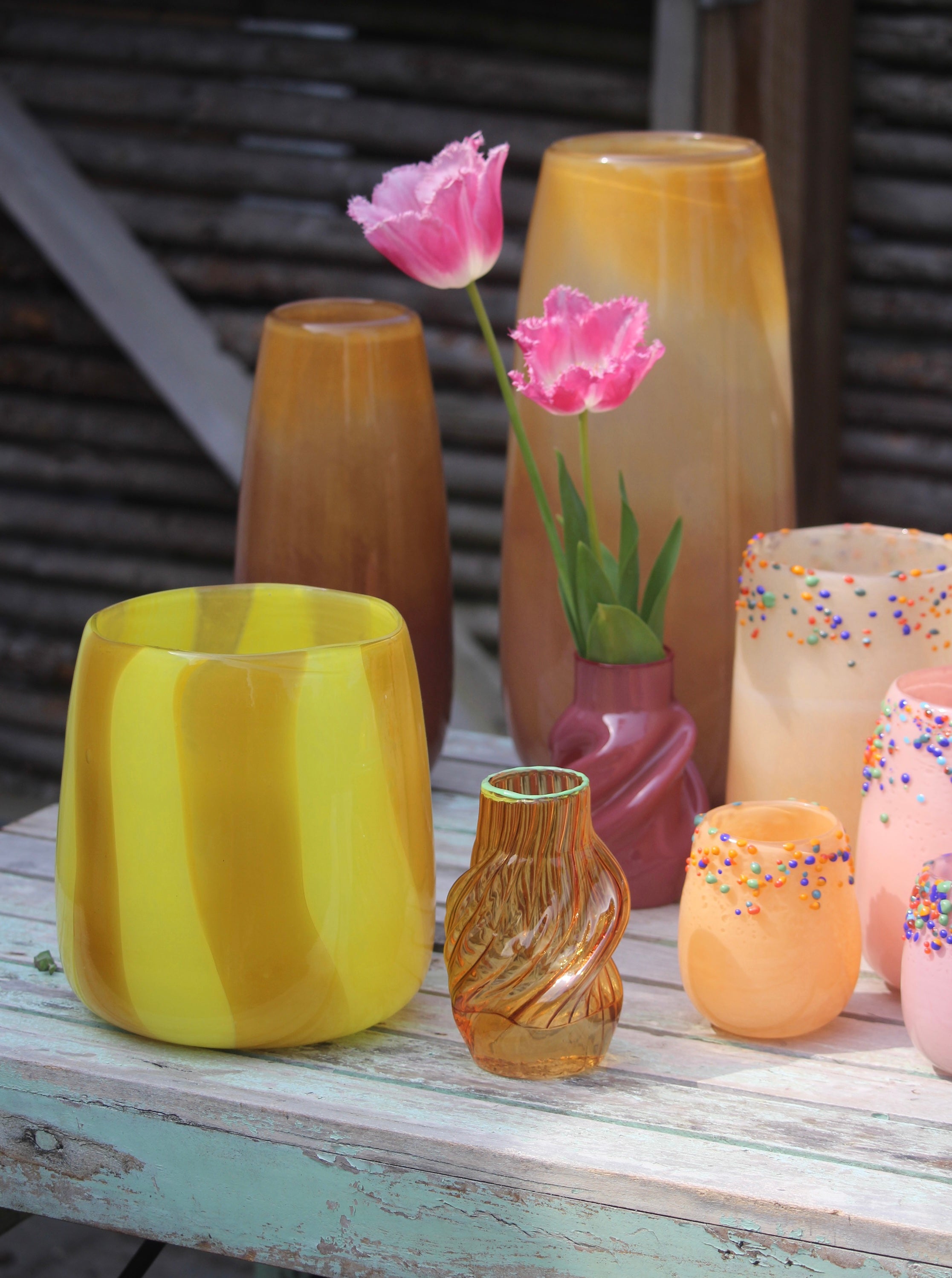 Gul Vase Str: Stor 18x18xH19