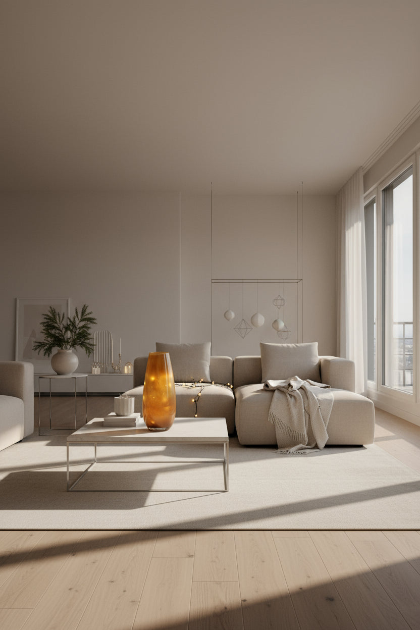 Solnedgangs Vase Str: Stor 16x16xH37